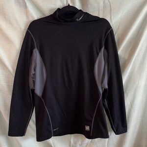 Nike Black and Gray Performance Top